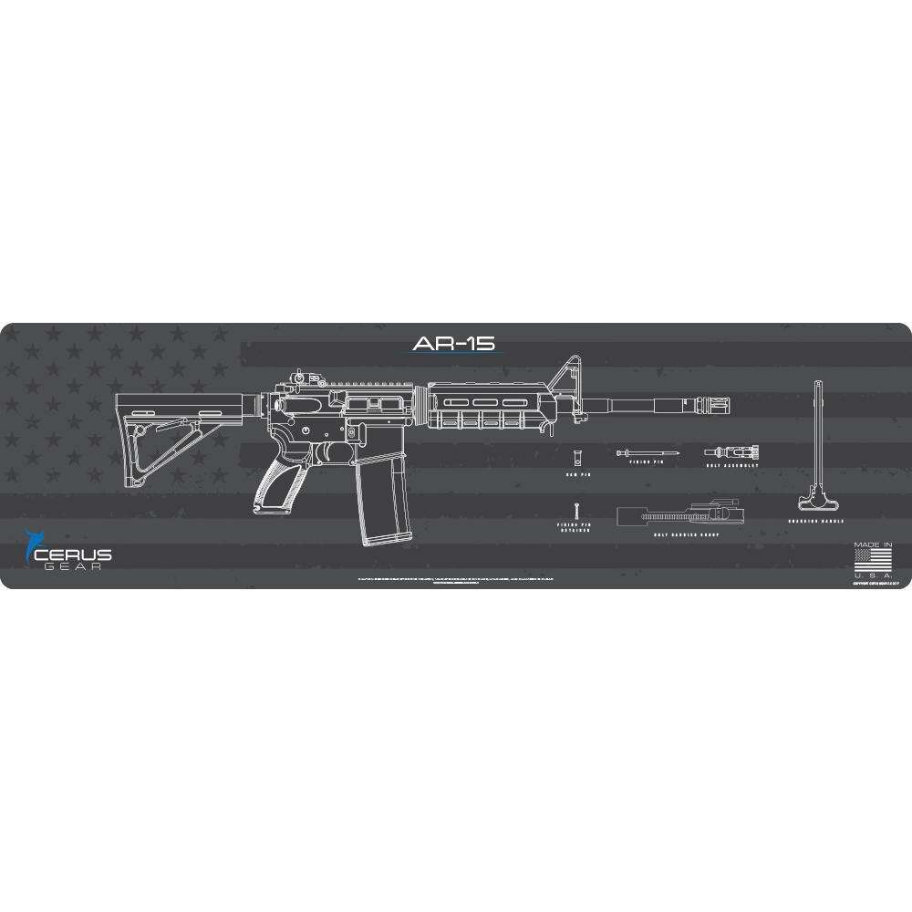 Cleaning Equipment Cerus Gear Ready Series MAGNUM 14X48 3mm PROMAT FOR AR15 SHADOW BOARD MAGNUM XXL GREY/BLUE • Model: Ready Series